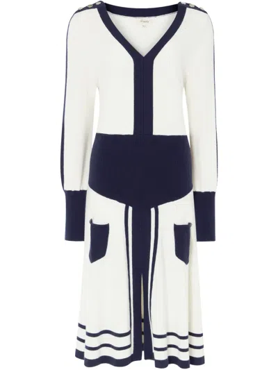 Temperley London Gestricktes Bretton Midikleid In Weiss