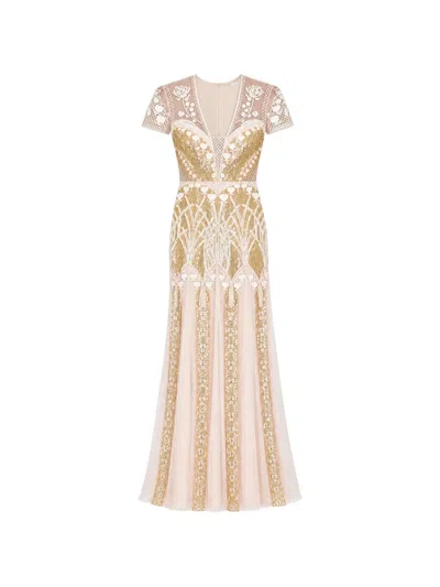 Temperley London Cabira Gown In Multi