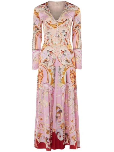 Temperley London Carline Coat In Pink