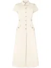 Temperley London Castell Dress In Neutrals