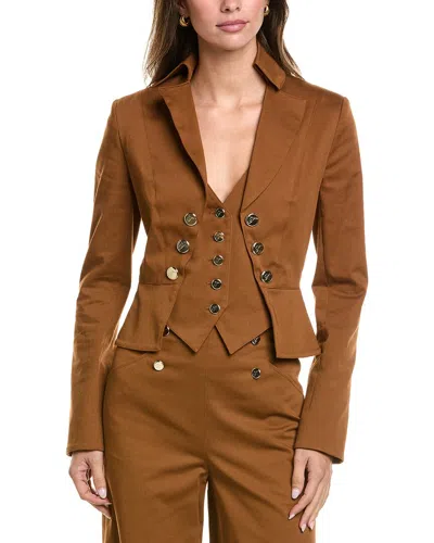 Temperley London Castell Jacket In Brown