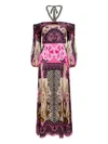 Temperley London Cici Floral-lace Halter Midi Dress In Multi