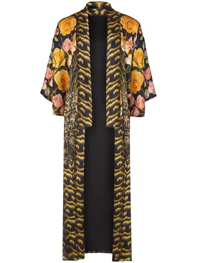 Temperley London Cleo Coat In Black