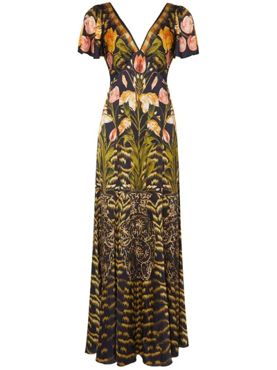 Temperley London Cleo Gown In Brown