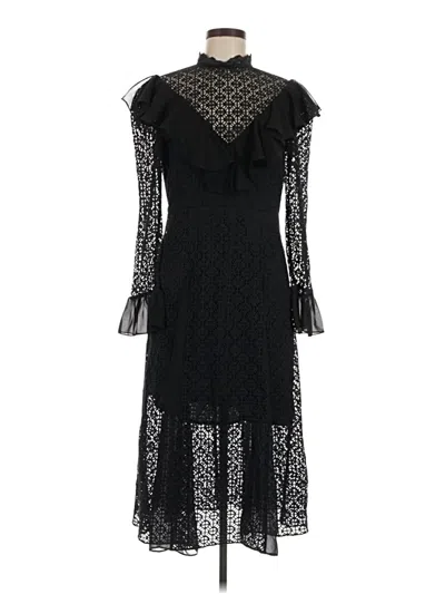 Pre-owned Temperley London Cocktail Dress In Black