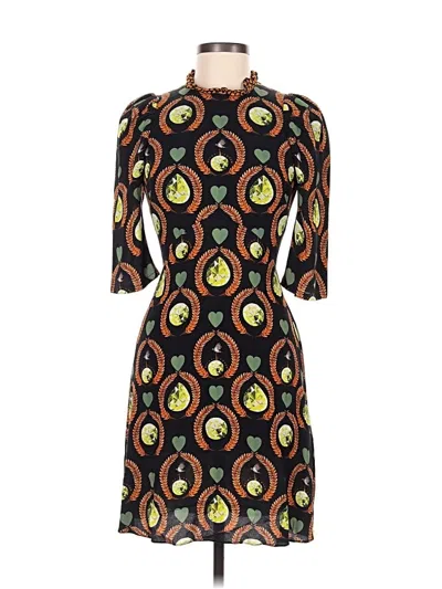 Pre-owned Temperley London Cocktail Dress In Black