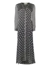 Temperley London Cowrie Print Button Coat In Multi