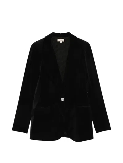 Temperley London Crystal Clove Velvet Jacket In Black