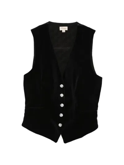 Temperley London Crystal Clove Waistcoat In Black