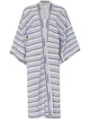 Temperley London Dominque Coat In Blue