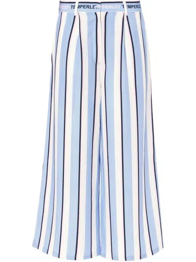 Temperley London Dominque Trousers In Blue