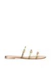 Temperley London Eclipse Flat Sandals In Multi