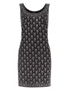 Temperley London Embellished Geometric Mini Dress In Black