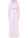 Temperley London Embellished Maxi Dress In Pink