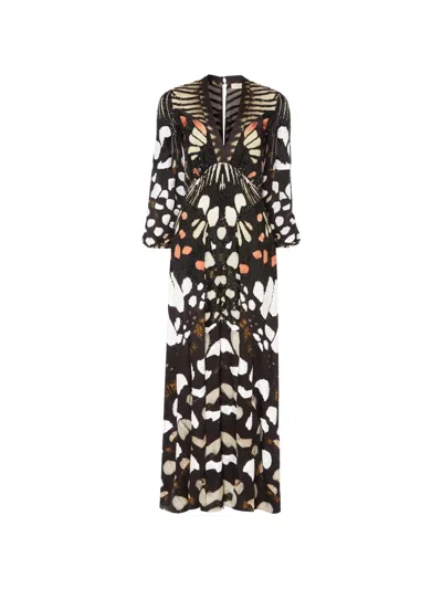 Temperley London Emperor Gown Dress In Black
