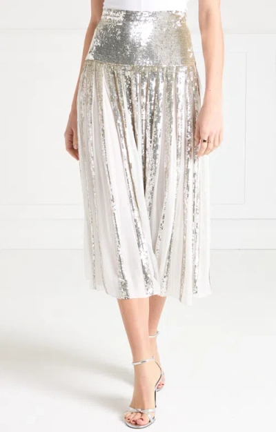 Temperley London Filigree Skirt In White