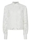 Temperley London Floral-lace Shirt In White