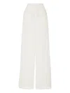 Temperley London Floral Trousers In White