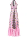 Temperley London Florentine Maxi Dress In Pink