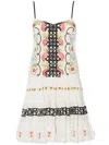 Temperley London Florentine Mini Dress In White