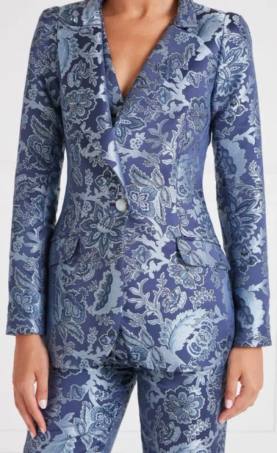 Temperley London Francis Blazer In Blue