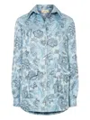 Temperley London Francis Floral-pattern Shirt Jacket In Multi
