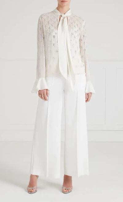 Temperley London Gallantry Blouse In Ivory