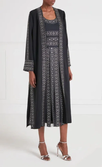 Temperley London Gallantry Coat In Black