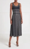 Temperley London Gallantry Midi Dress In Black