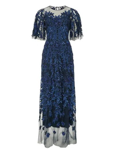 Temperley London Genevieve Dress In Blue