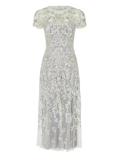 Temperley London Genevieve Dress In Gray