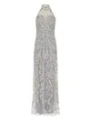 Temperley London Genevieve Gown Dress In Gray