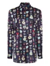 Temperley London Gloriette Silk Blouse In Multi