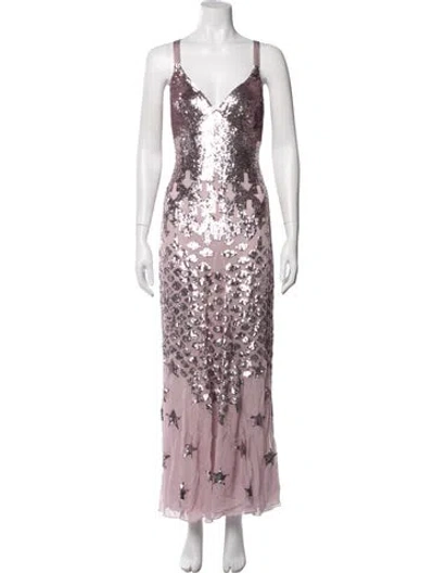 Pre-owned Temperley London Graphic Print Long Dress