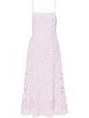 Temperley London Guinevere Midikleid In Rosa
