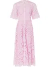 Temperley London Guinevere Hemdkleid In Rosa