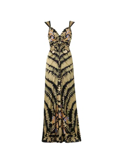 Temperley London Ivy Ruched-detail Dress In Black