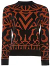 Temperley London Jani Sweater In Brown