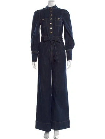 Pre-owned Temperley London Jumpsuit In Blue