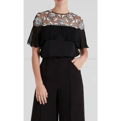 Temperley London Lana Top In Black