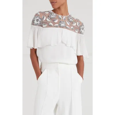 Temperley London Lana Top In White
