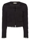 Temperley London Layered-design Jacket In Black