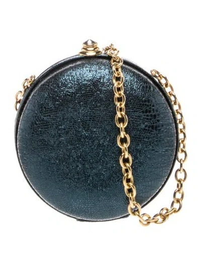 Pre-owned Temperley London Leather Clutch In Blue