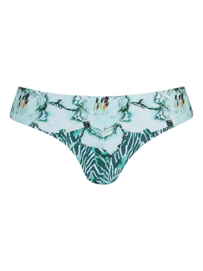 Temperley London Liana Floral-print Bikini Bottom