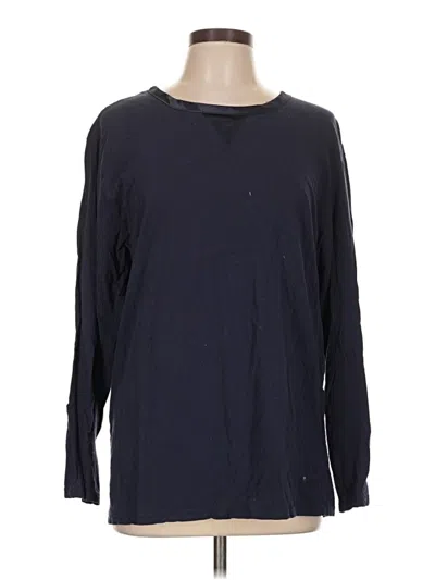 Pre-owned Temperley London Long Sleeve T-shirt In Blue