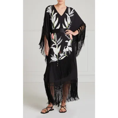 Temperley London Madeline Kaftan In Black