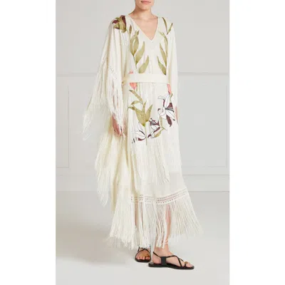 Temperley London Madeline Kaftan In White