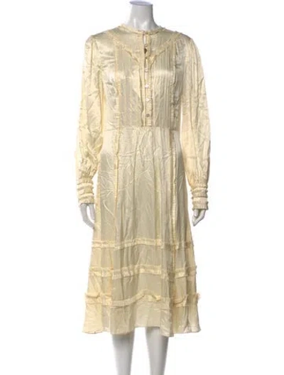 Pre-owned Temperley London Midi Length Dress W/ Tags In Neutrals