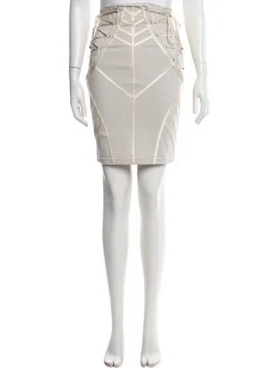 Pre-owned Temperley London Mini Skirt In Gray