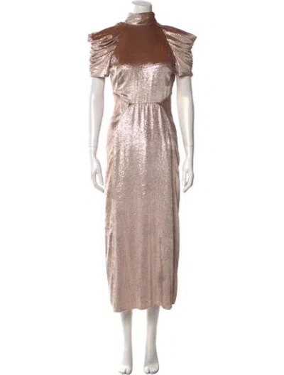 Pre-owned Temperley London Mock Neck Long Dress W/ Tags